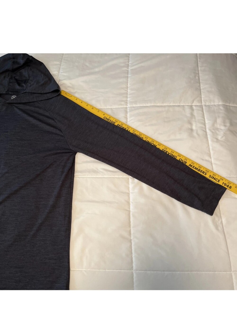 Hurley Men's Active Lightweight Performance Hoodie Charcoal Black Sz Medium - Picture 5 of 6